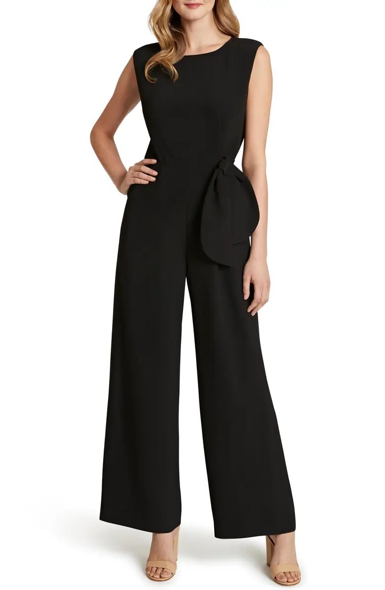 Sleeveless Stretch Crepe Jumpsuit | Nordstrom