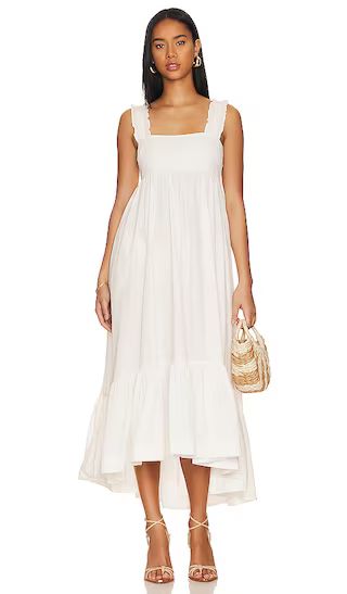 Isabella Maxi Dress in Optic White | Revolve Clothing (Global)