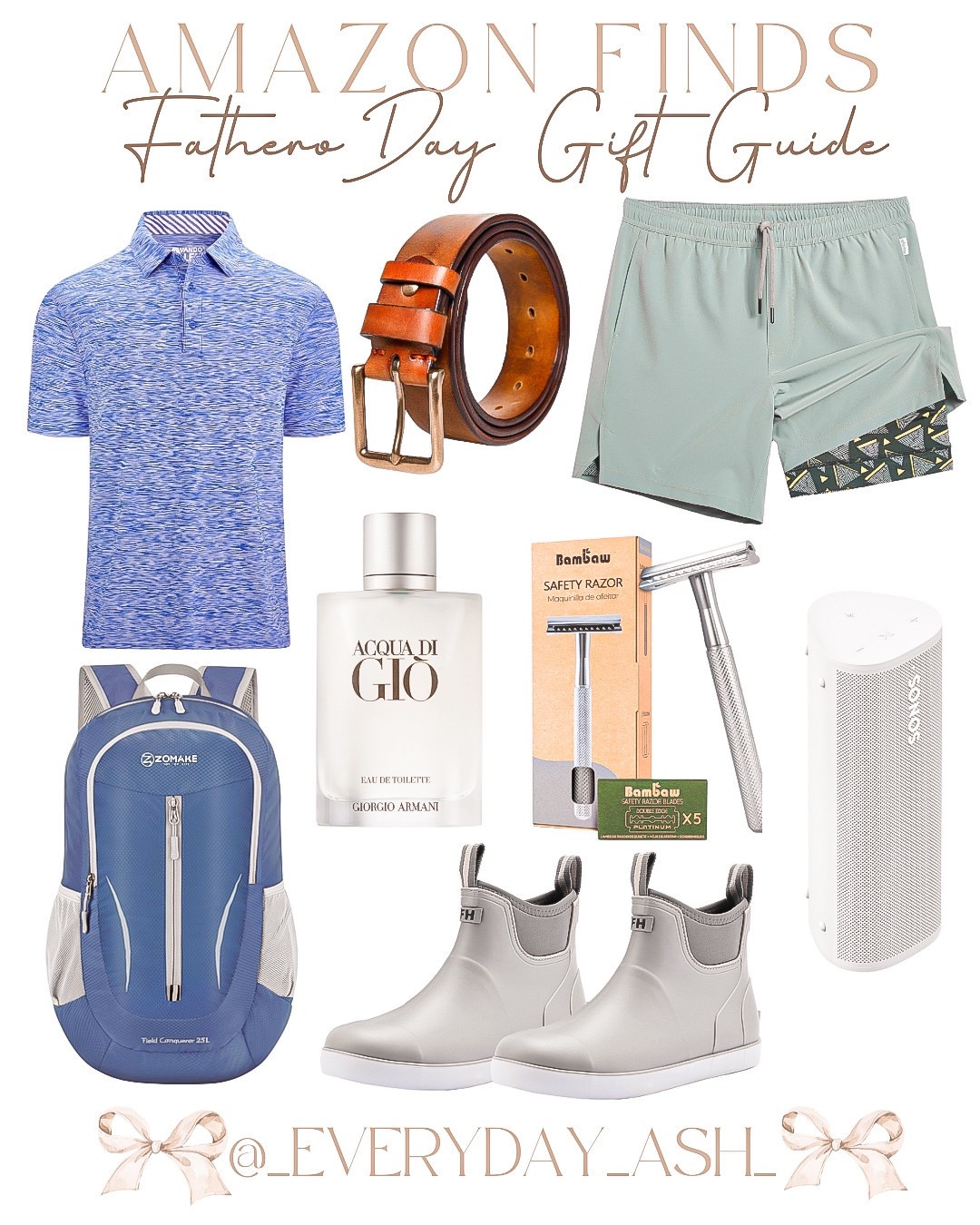 Amazon - Father’s Day gift guide 😌

Men’s polo, men’s gifts, gifts for men, men’s backpack, men’s shoes, men’s cologne , men’s belt, men’s shorts, men’s razor, sound system 

#LTKGiftGuide #LTKFindsUnder100 #LTKMens