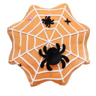 17" Orange Spider Web Pillow by Ashland® | Michaels | Michaels Stores