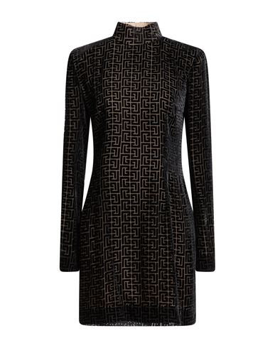 Balmain Woman Mini dress Black Size 2 Viscose, Silk | YOOX (US)