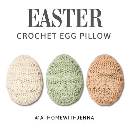 NEW Crochet Easter Egg pillow

#LTKSeasonal #LTKstyletip #LTKhome