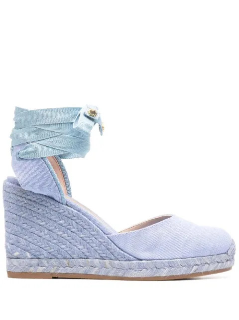 Stuart Weitzman braided-raffia Wedge Espadrilles - Farfetch | Farfetch (US)