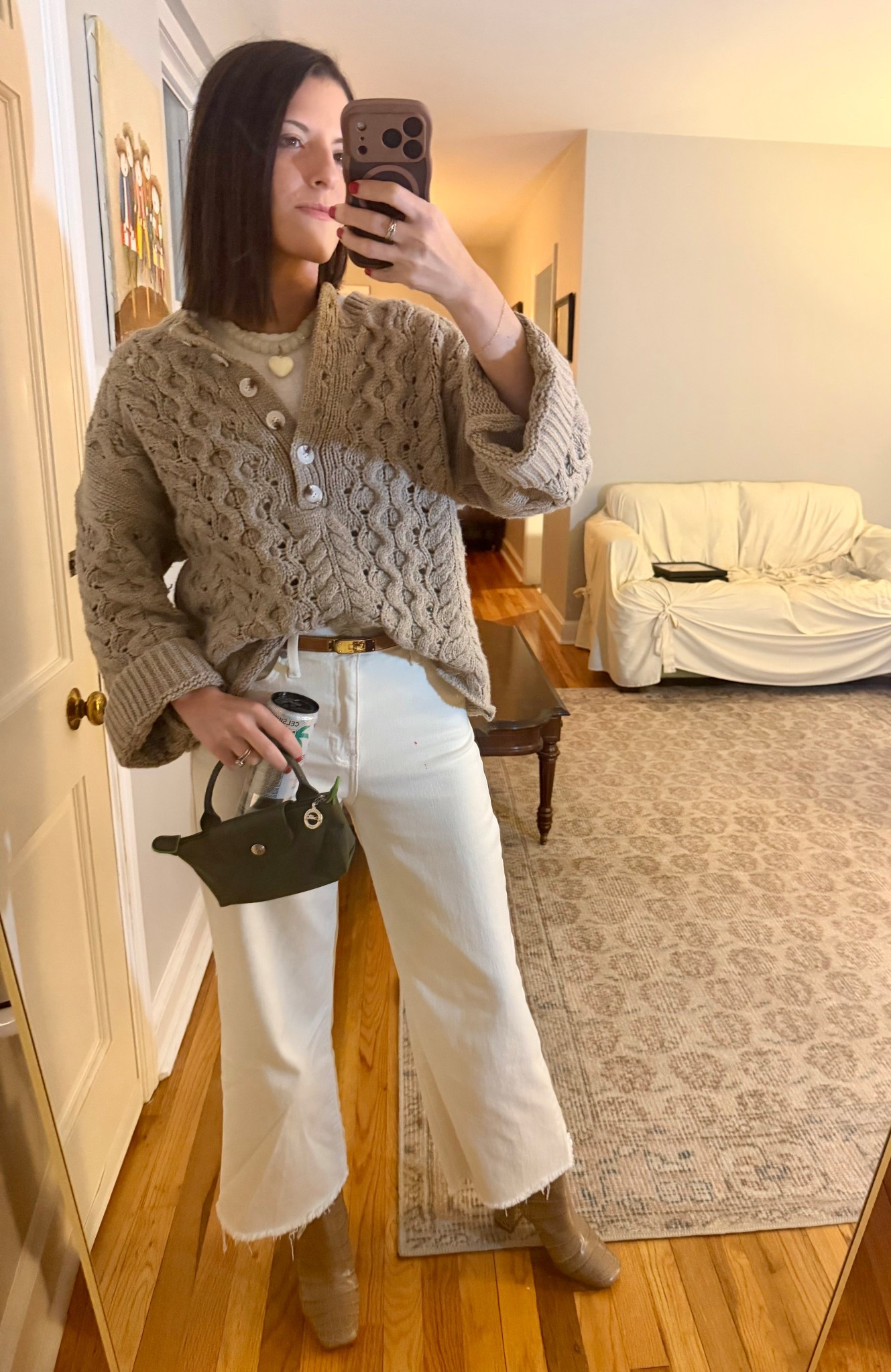 Sweater - Amazon, Small
Tshirt - Leset, Small
Jeans - Just Black Denim, 26
Shoes - Sam Edelman 
Purse - Longchamp 
Necklace - Etsy 
Belt - Hermes 

#LTKPetite #LTKFindsUnder50 #LTKFindsUnder100