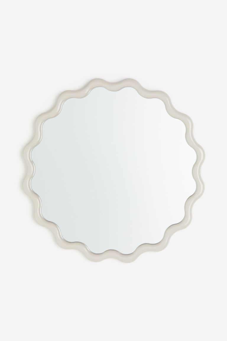 Wavy Mirror - Light beige  - Home All | H&M US | H&M (US + CA)