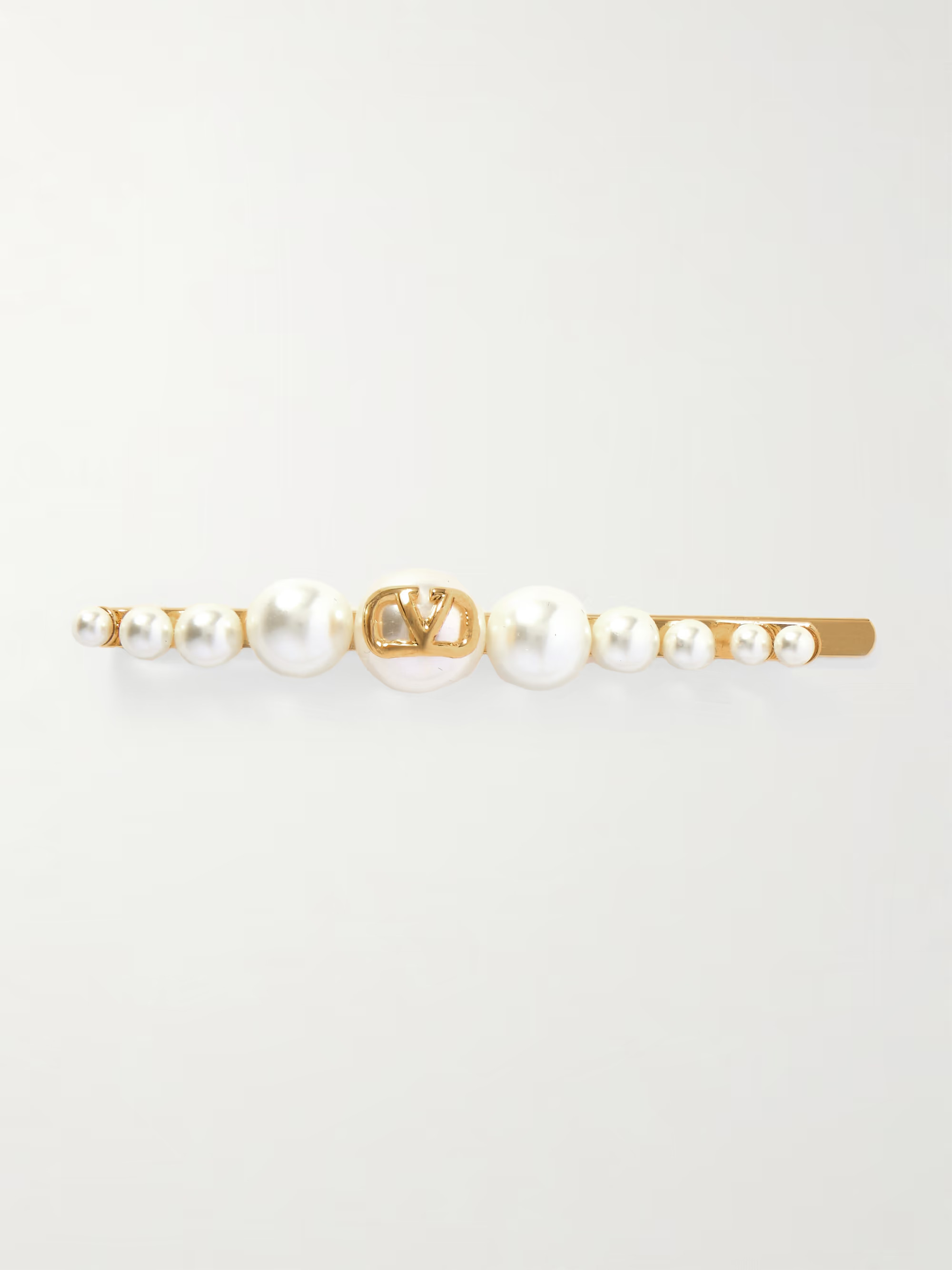 Gold-tone and pearl hair slide | NET-A-PORTER (US)