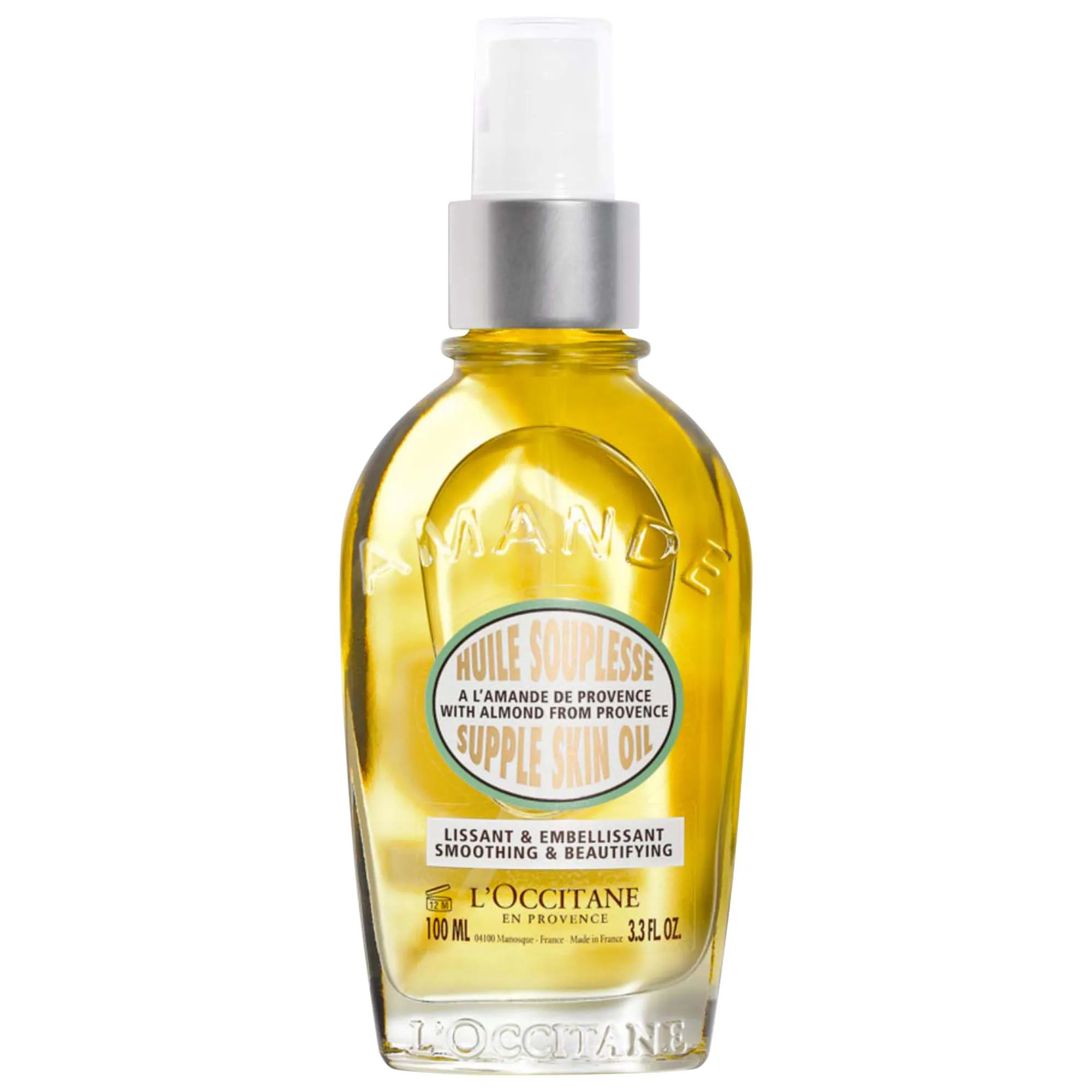 L'Occitane Smoothing and Firming Almond Supple Skin Body Oil 3.3 oz/100 mL | Sephora (US)