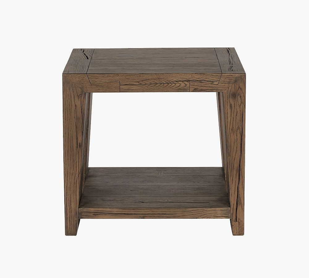 Travis Reclaimed Wood End Table (24") | Pottery Barn (US)