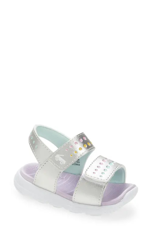 See Kai Run Billie Sandal in Silver at Nordstrom, Size 6 M | Nordstrom