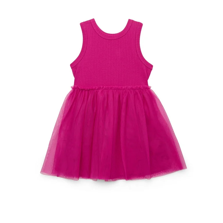 Wonder Nation Girls Tank Tutu Dress, Sizes 4-18 & Plus | Walmart (US)