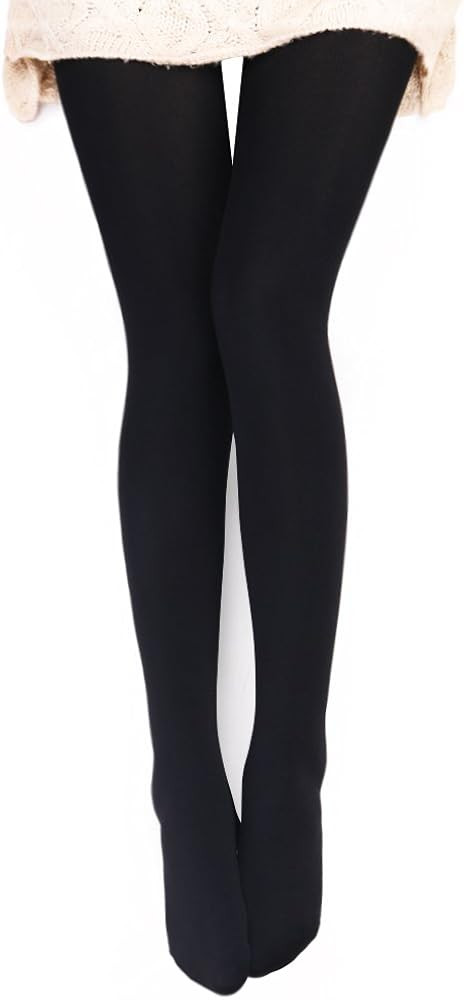 VERO MONTE Womens Opaque Warm Fleece Lined Tights Warm Winter Thermal Tights | Amazon (US)