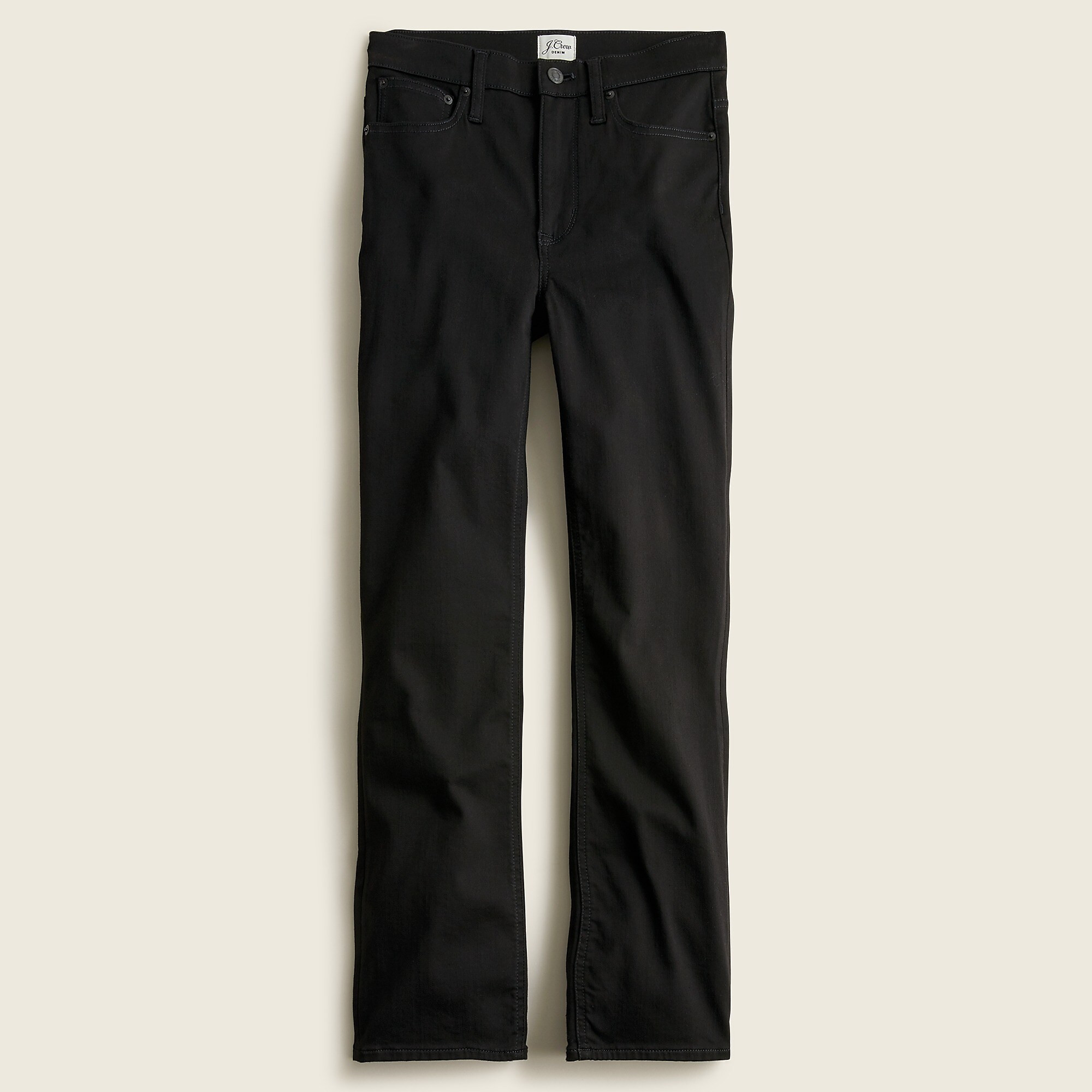 Tall 9" demi-boot crop jean in stay black wash | J. Crew US