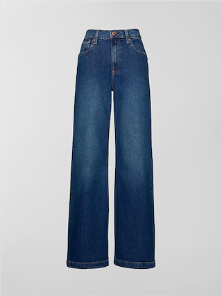 High Rise Stride Wide-Leg Jeans | Gap (US)