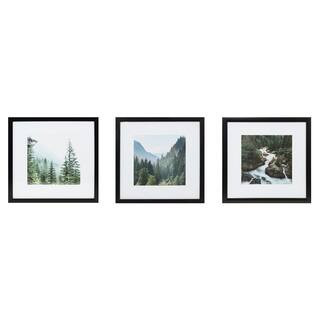 6 Packs: 3 ct. (18 total) Gallery™ 8" x 8" Black Frames with Mat by Studio Decor® | Michaels® | Michaels Stores