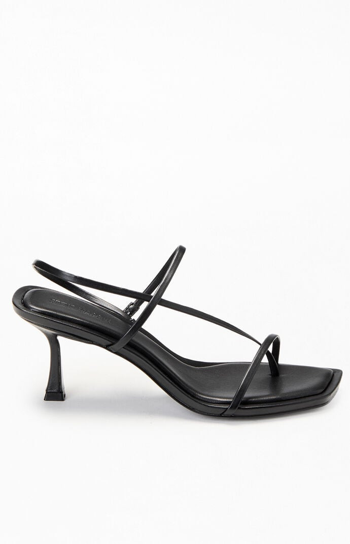 Steve Madden Women's Locke Strappy Heels in Black - Size 9.5 | PacSun