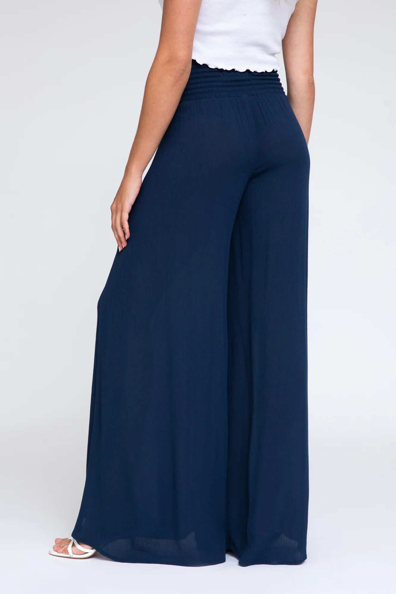 Front Wrap Wide Leg Pant - Alzone | ReWash