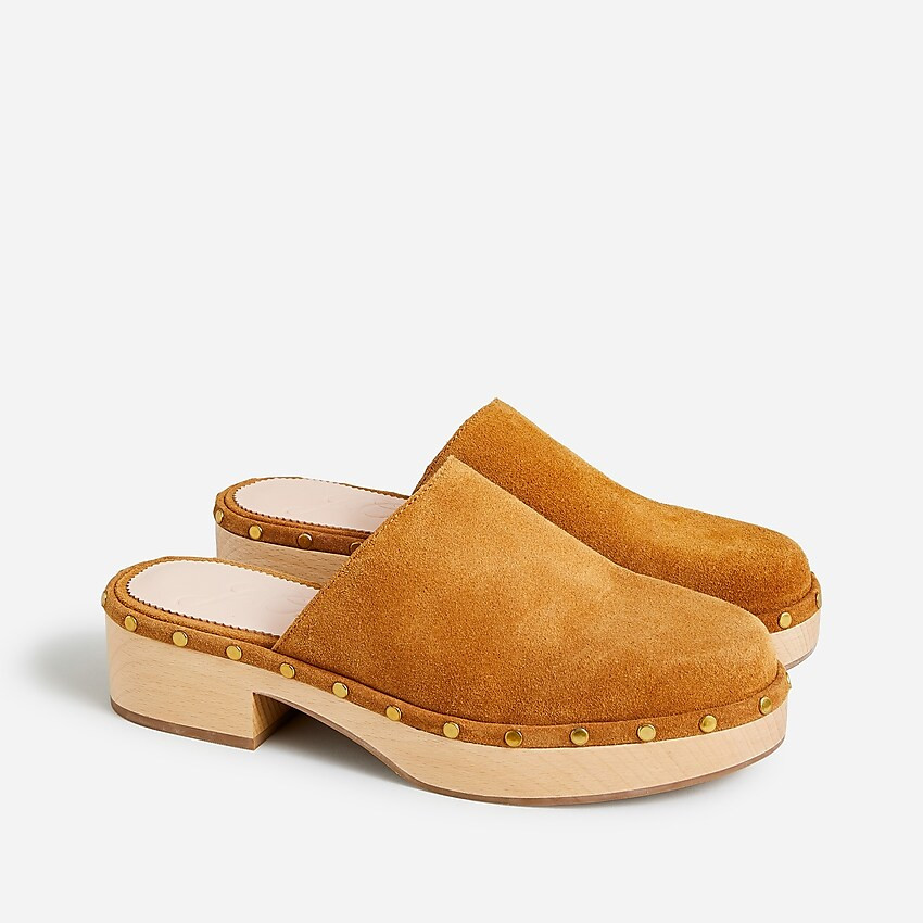 Dakota clogs in suede | J. Crew US