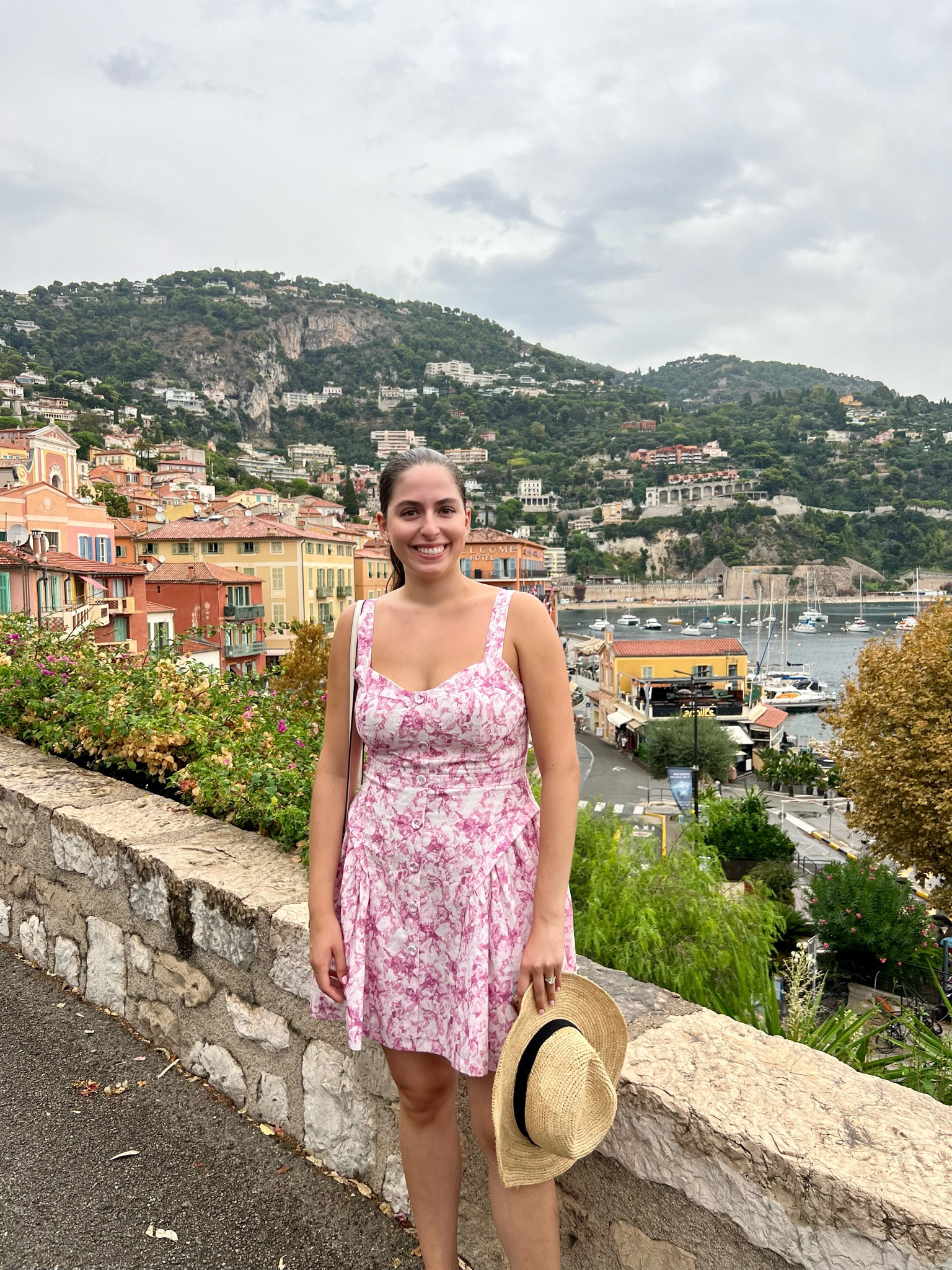 So many cute seaside towns…
Highly recommend walking along the water from Nice to Ville Franche sur Mer. 
We started walking at Le Plongeoir (where we went for dinner one night) and followed the water. There is a point, about 2 miles out where it becomes a dead end with a big platform for swimming and you have to back track a bit and climb about 6 very steep flights of stairs to the top of the cliff to get to street level to continue the walk to Ville Franche. We gave up after the climb and took a cab the rest of the way to Ville Franche. 

Tuckernuck, south of France, French vacation, pink dress, pink floral dress, pink and white dress, summer vacay, summer vacation

#LTKStyleTip #LTKSeasonal #LTKTravel