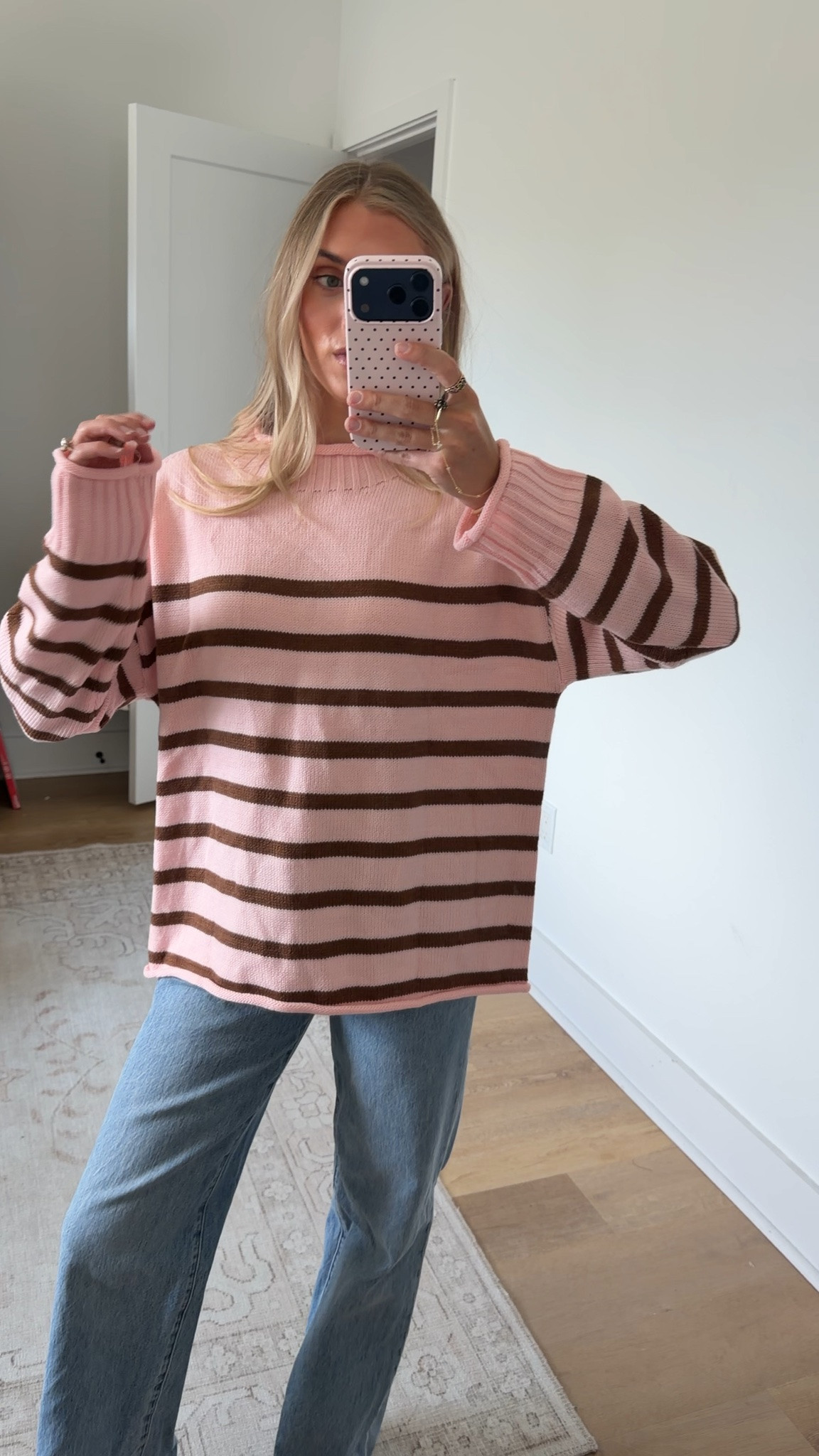 Amazon size small SeeLuNa Women Oversized Sweater Roll Neck Striped Knit Pullover Casual Tops
Long Sleeves High Neck Roll Hem Trendy Cable Knit Pullovers Lightweight Soft Fall Winter Outfit

#LTKootd #LTKSaleAlert #LTKSeasonal