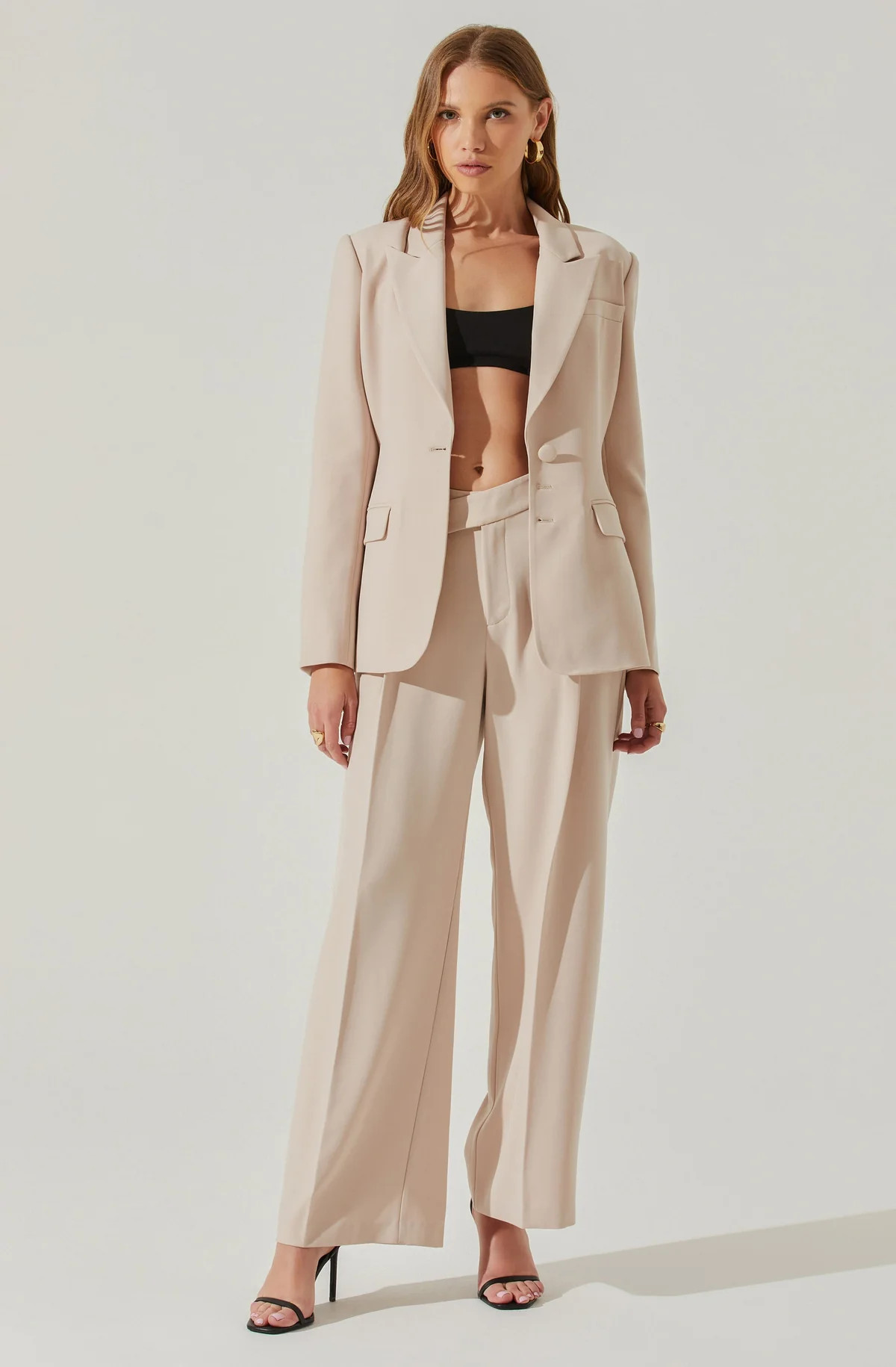 Rubina Criss-Cross Waist Wide Leg Pants | ASTR The Label (US)