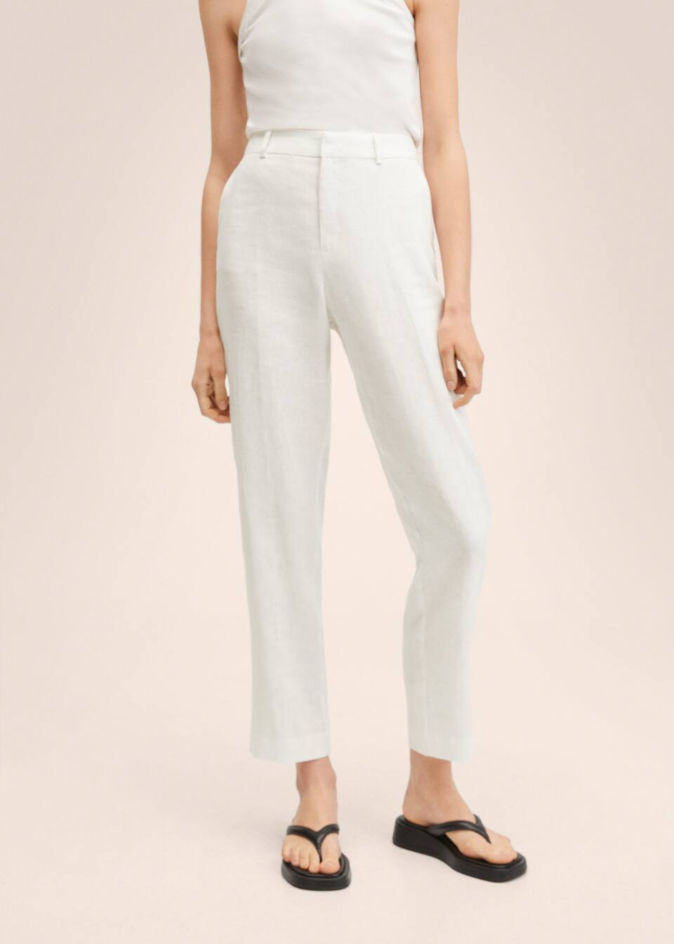Linen suit trousers | MANGO (US)