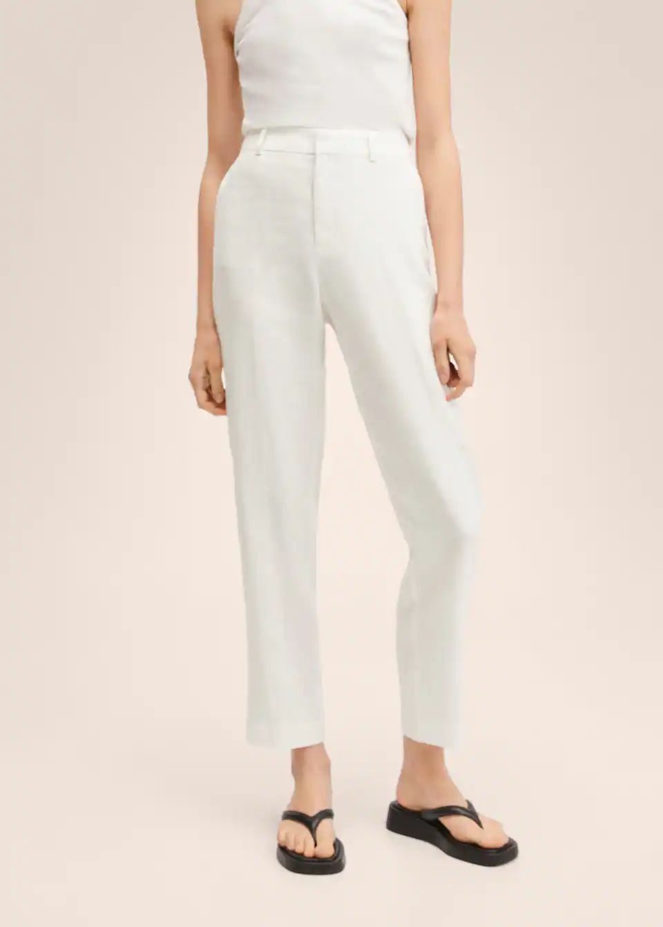 Linen suit trousers | MANGO (US)