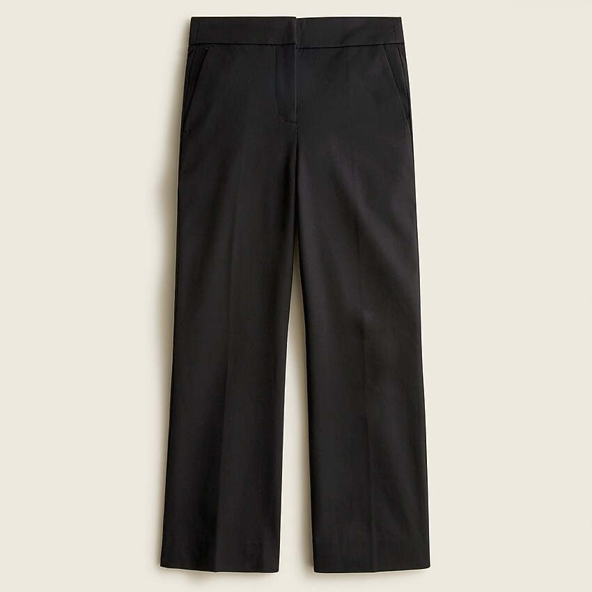 J.Crew: Hayden Kickout Crop Pant In Bi-stretch Cotton For Women | J. Crew US