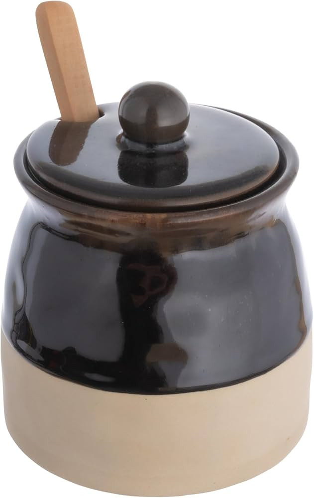 Creative Co-Op Kitchen Storage, 3.8"L x 3.8"W x 4.4"H, Black | Amazon (US)