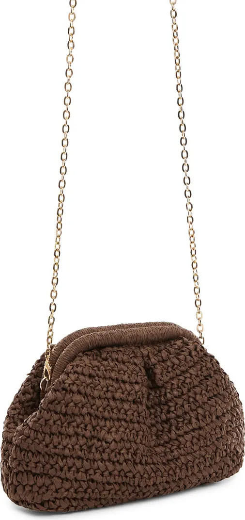 MANGO Amalfi Crochet Straw Clutch | Nordstrom | Nordstrom