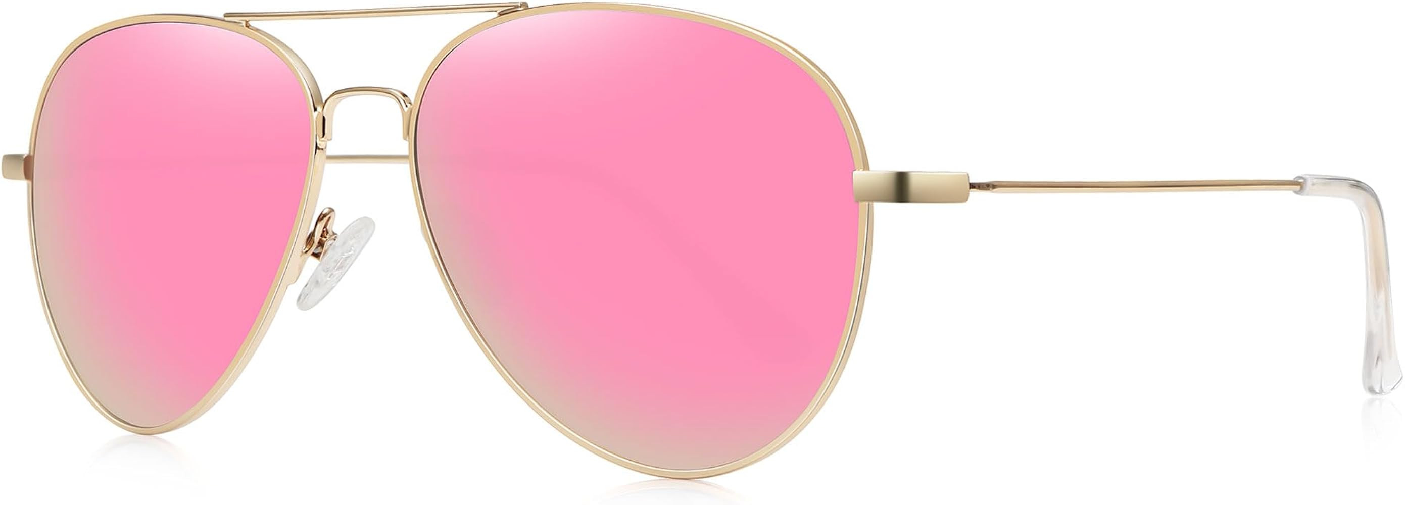 WOWSUN Classic Polarized Aviator Sunglasses for Women Men | Amazon (US)