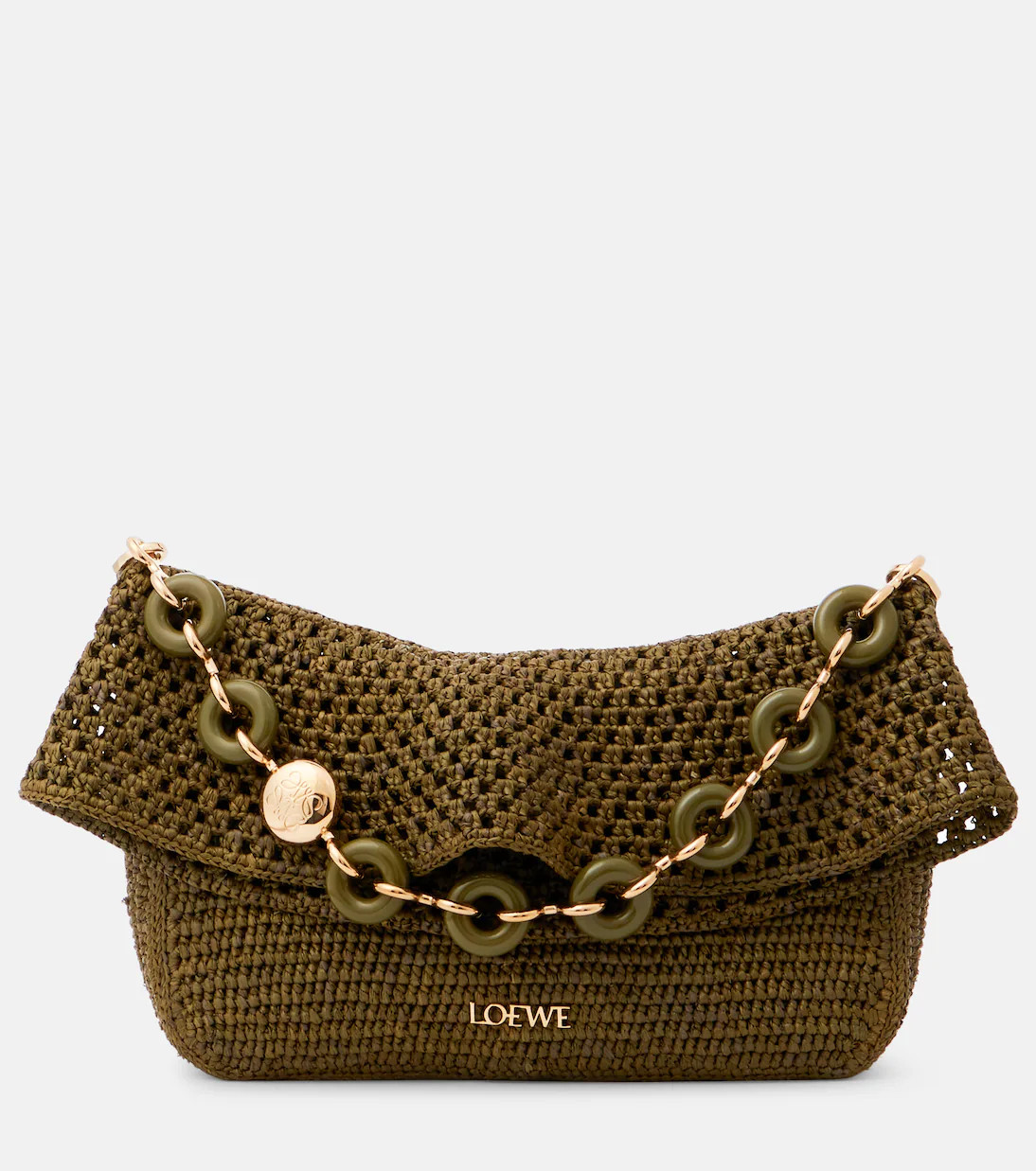 Paula's Ibiza Ola Small raffia shoulder bag | Mytheresa (UK)