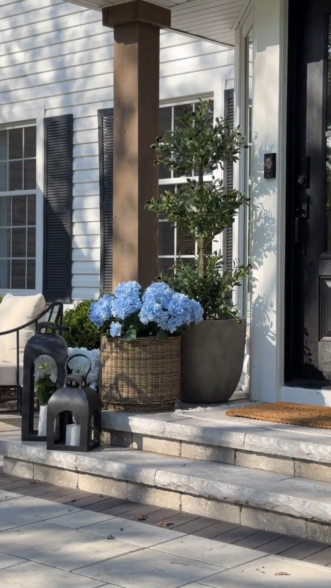 I love how our spring front porch refresh came together! All of these pieces are affordable finds, and layered together they create a large impact. The pop of blue is stunning 😍

#LTKHome #LTKSeasonal