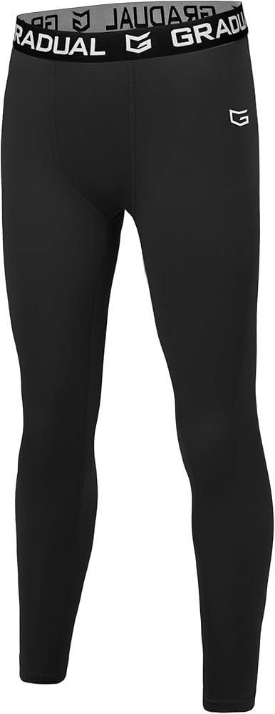 G Gradual Boys Compression Leggings Quick Dry Youth Basketball Football Pants Base Layer Sports T... | Amazon (US)