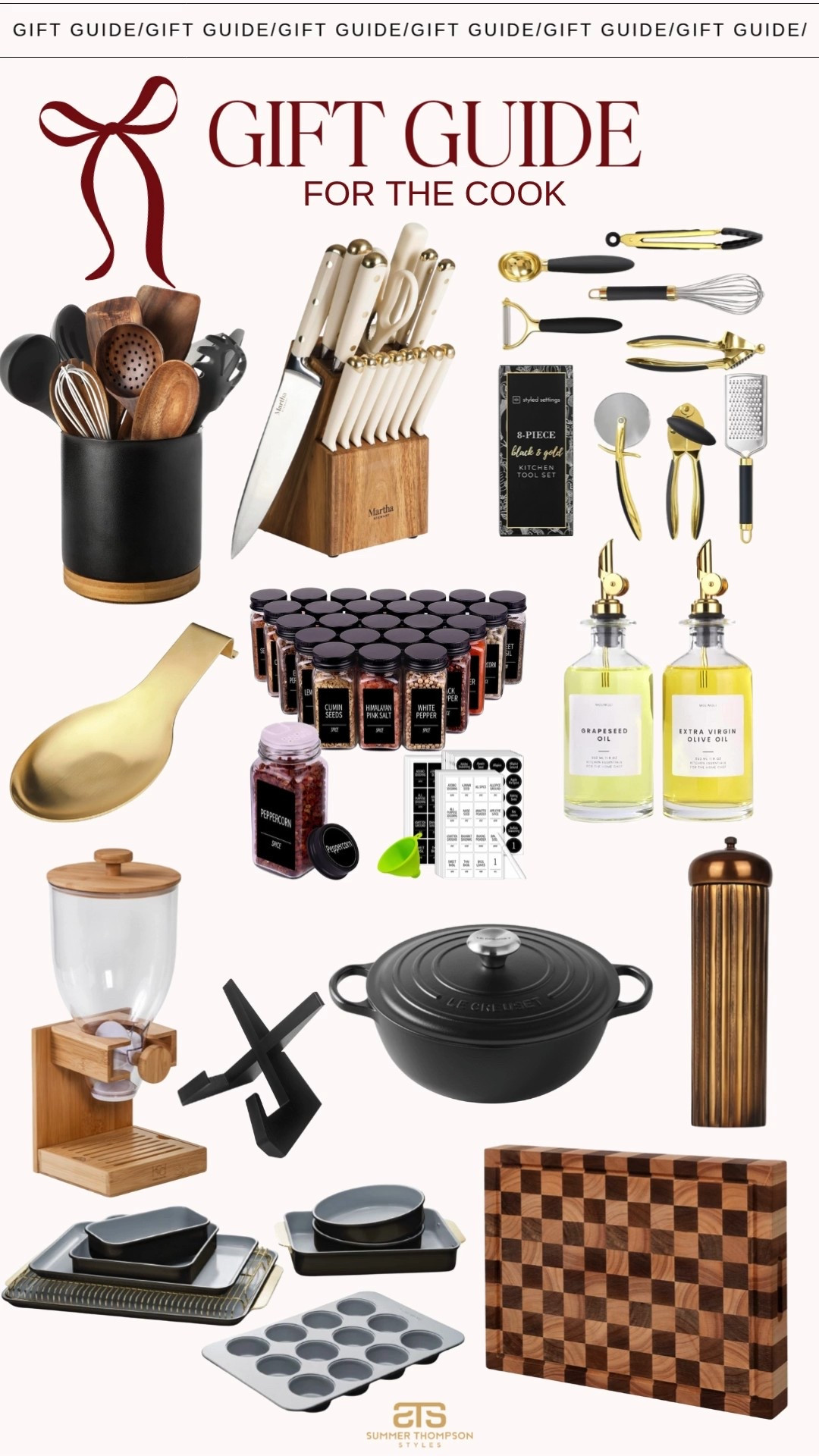  Gift guide for the cook! 

Cooking. Chef. Trending. Kitchen. Gift guide. Gift ideas. Holiday. Christmas  

 

#LTKHoliday #LTKGiftGuide