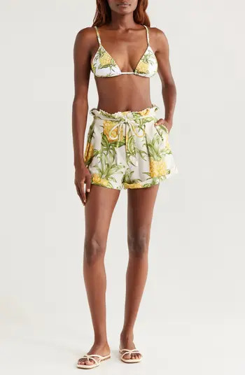 Delicate Pineapple Cotton Shorts | Nordstrom