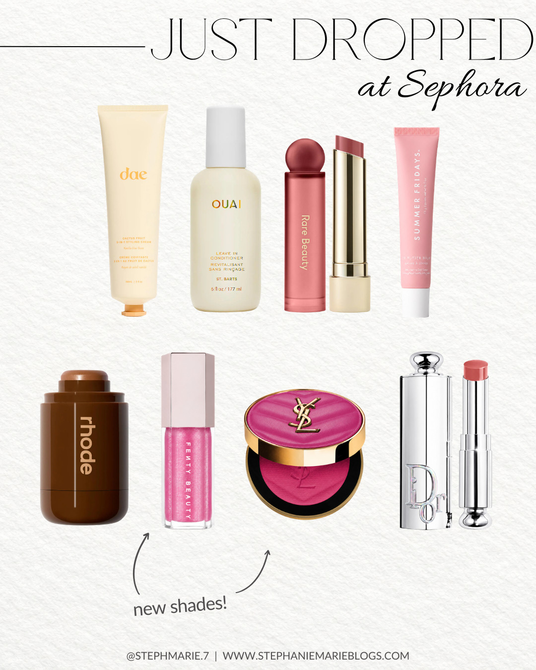 A few new beauty products worth trying that just dropped on Sephora! Including new shades in a lip gloss and blush I've been loving!  

 #LTKBeauty