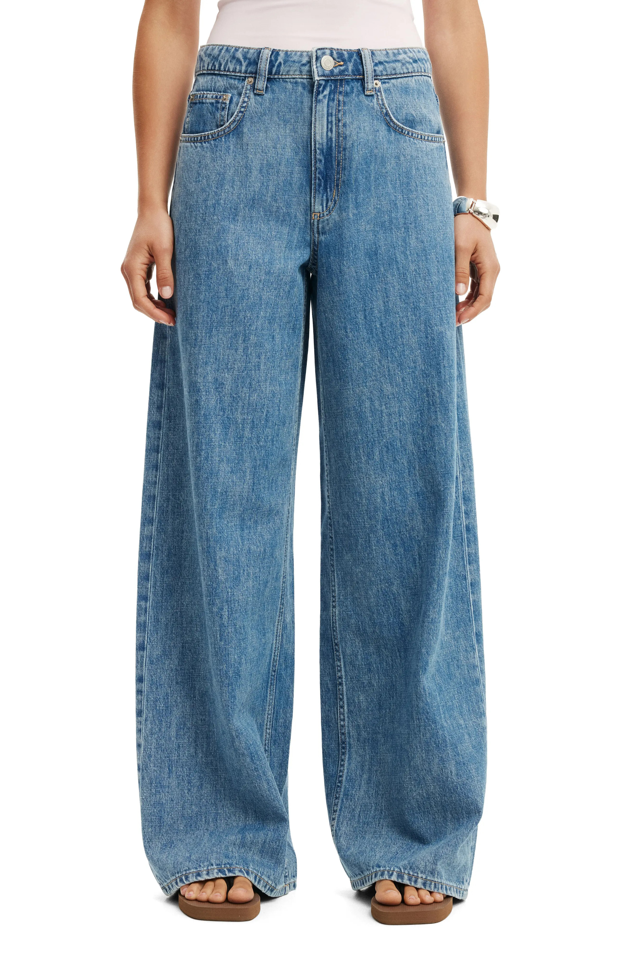 Cotton On High Waist Wide Leg Jeans (Women) | Nordstrom | Nordstrom