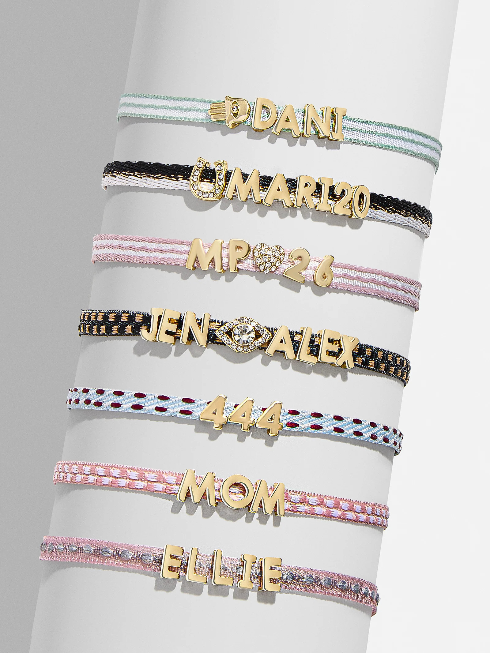 Custom Ribbon Bracelet - Mint Green Ribbon | BaubleBar (US)