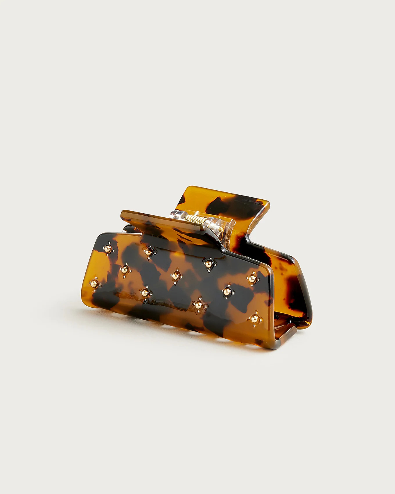 Studded claw hair clip in tortoise | J. Crew US