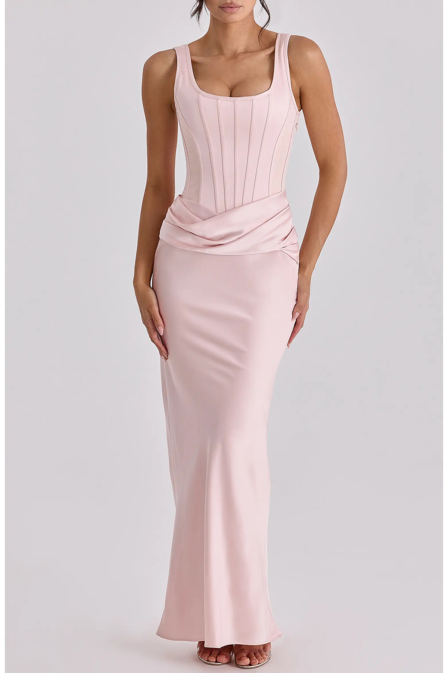 Kira Corset Bodice Satin Gown (Women) | Nordstrom | Nordstrom
