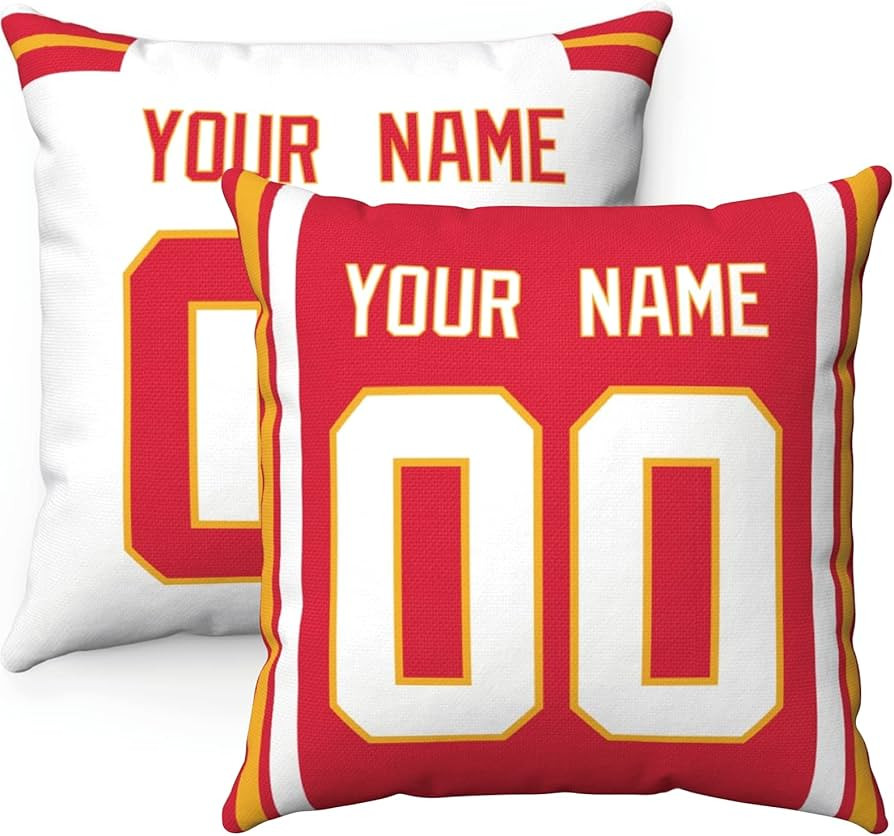 ANTKING Throw Pillow Kansas Custom Any Name and Number for Men Women Boy Gift | Amazon (US)