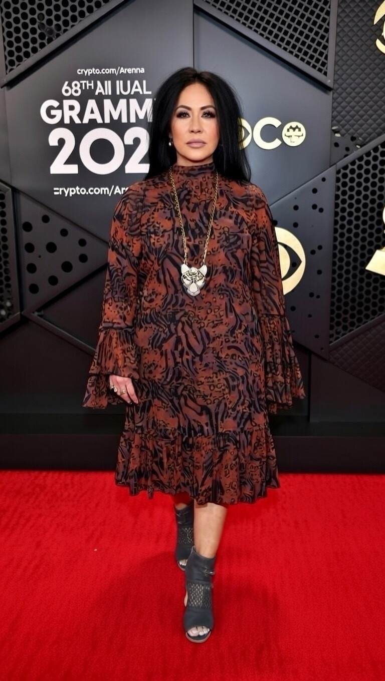 🎤 Red Carpet Notes | 68th Annual Grammy Awards
.
Working behind the scenes at the 68th Annual Grammy Awards, I chose a look that balanced authority, elegance, and movement essential for a journalist navigating press moments, transitions, and long hours on my feet.
.
I wore the Jayne cape dress by @shopashro, a striking silhouette that delivered effortless drama while remaining refined and functional. The cape detail created a powerful presence, photographed beautifully, and moved with ease throughout the night.
.
The look was elevated with Ashro’s leopard goldstone necklace and coordinating stretch ring bold, sculptural pieces that caught the light and sparked constant conversation. Timeless yet statement-making, they added depth and texture without overpowering the ensemble.
.
What stood out most was the versatility: fashion designed not just for the spotlight, but for women who work within it. Every piece felt intentional, confident, and adaptable ideal for red carpet environments, professional settings, and elevated occasions alike.
.

Worn. Worked. Remembered.
All pieces are linked on my LTK.
.
.
#iamashro #ashrostyle #RedCarpetStyle #GrammyAwards #PressStyle #EditorialFashion #JournalistLife #CapeDress #StatementJewelry #LTKluxury

#LTKootd #LTKValentine #LTKTravel