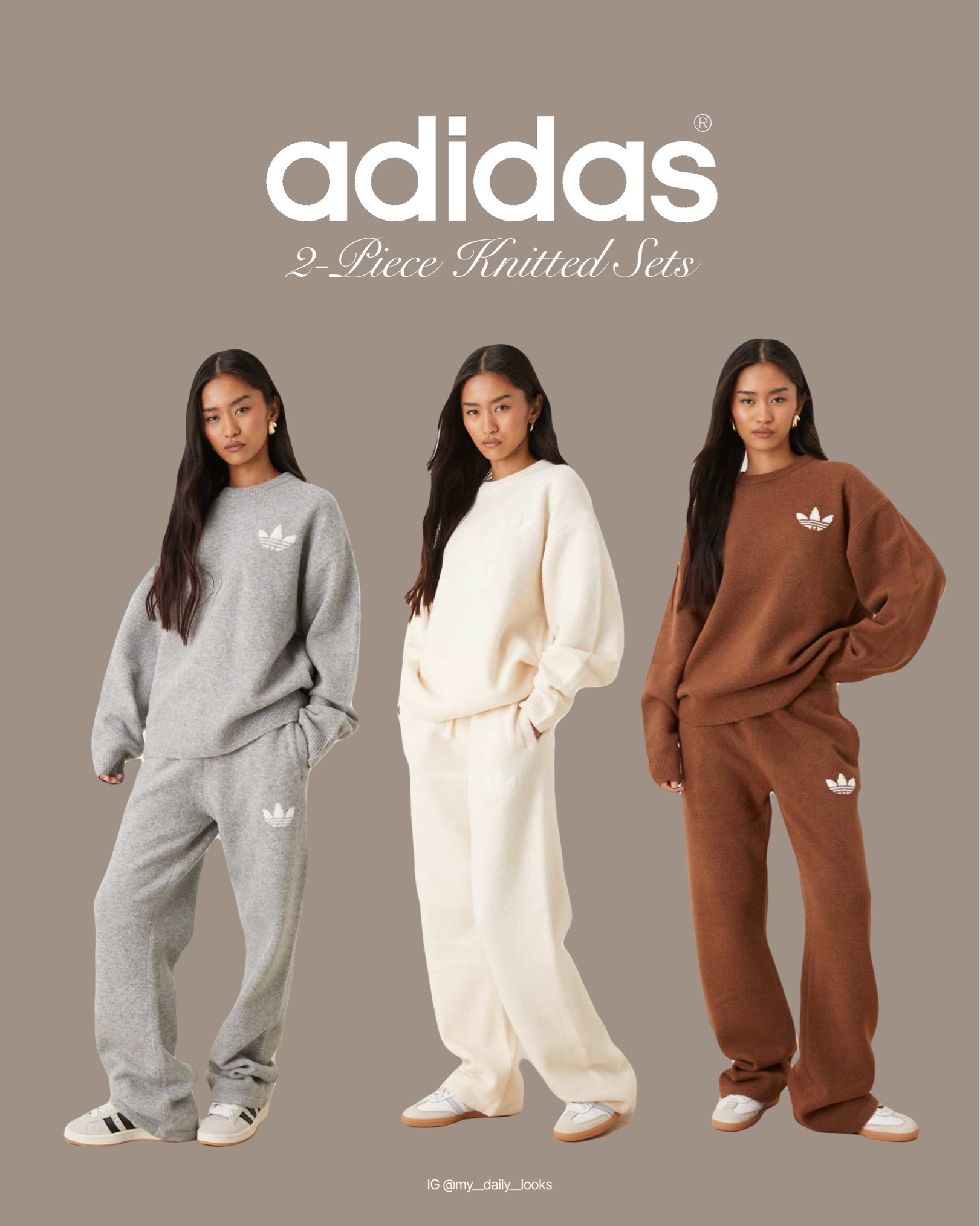 Perfect knitted set for chilly fall days by Adidas Originals 🖤

Tags: early fall, pre-fall, 2-piece set, knitted jumper, knitted jogger pants, casual look, capsule wardrobe, high street.

#LTKstyletip #LTKautumn #LTKtravel