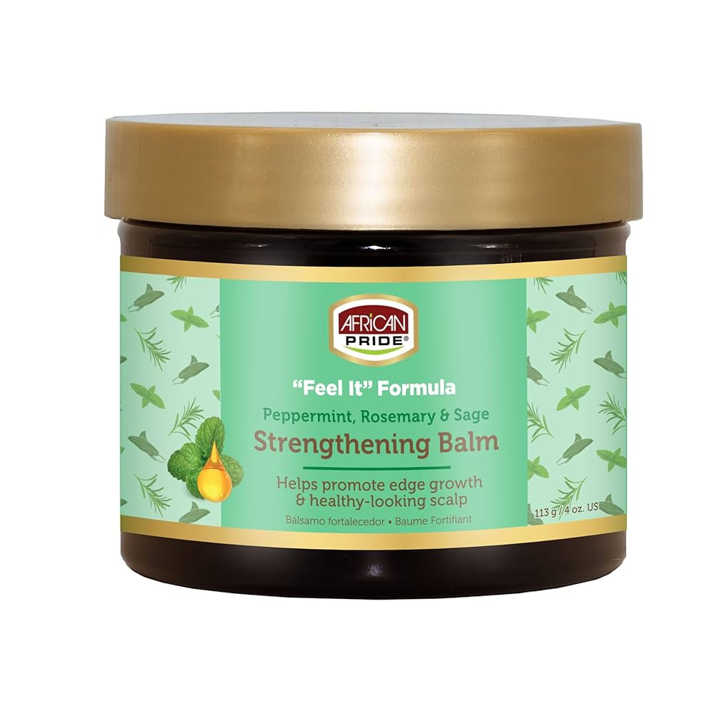 African Pride Feel It Formula Hair Strengthening Balm - 4oz | Amazon (US)