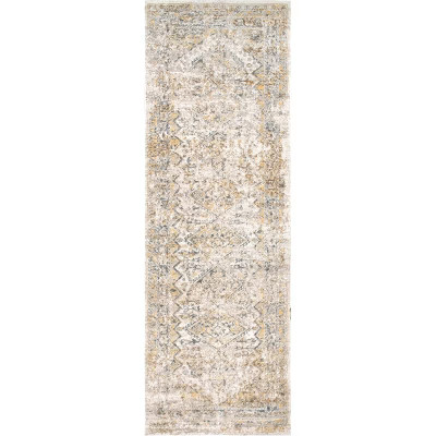 Nuloom Madisson Vintage Faded Medallion Indoor Area Rug | Target