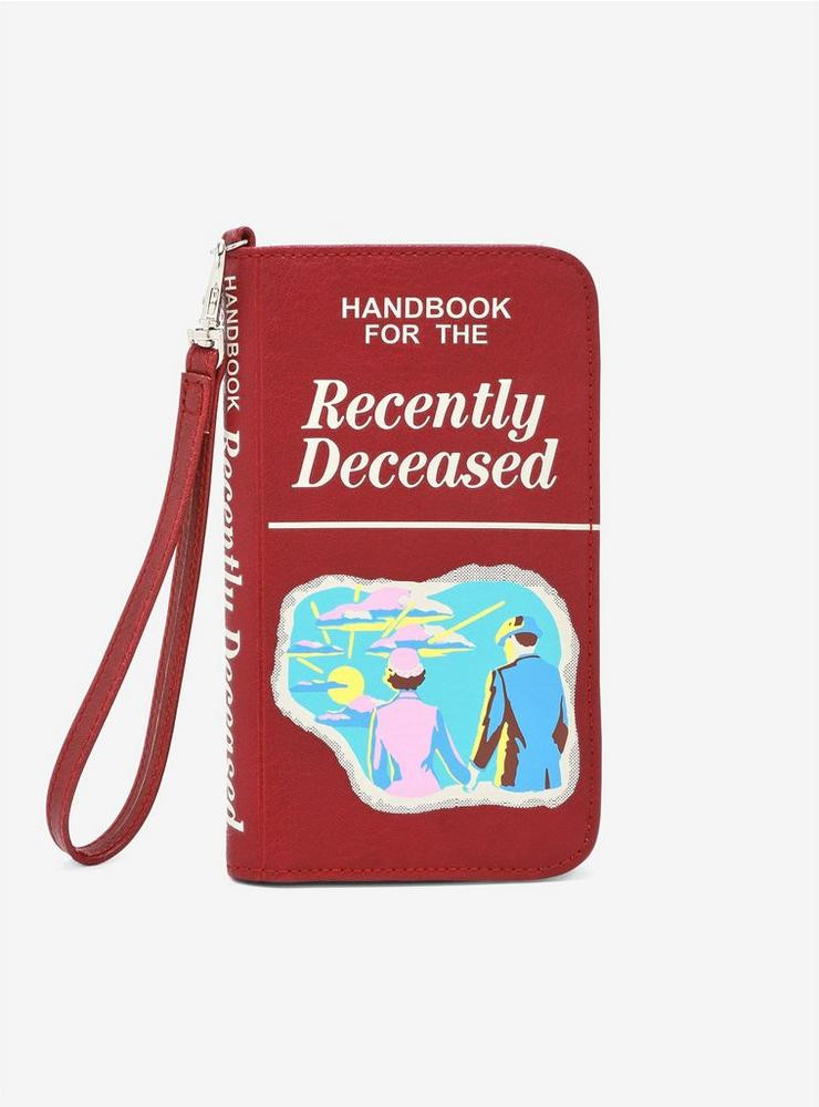 Beetlejuice Handbook For The Recently Deceased Tech Wristlet | Hot Topic