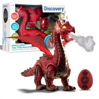 Discovery Kids™ Remote Control Dragon with Smoke in Red | Bed Bath & Beyond