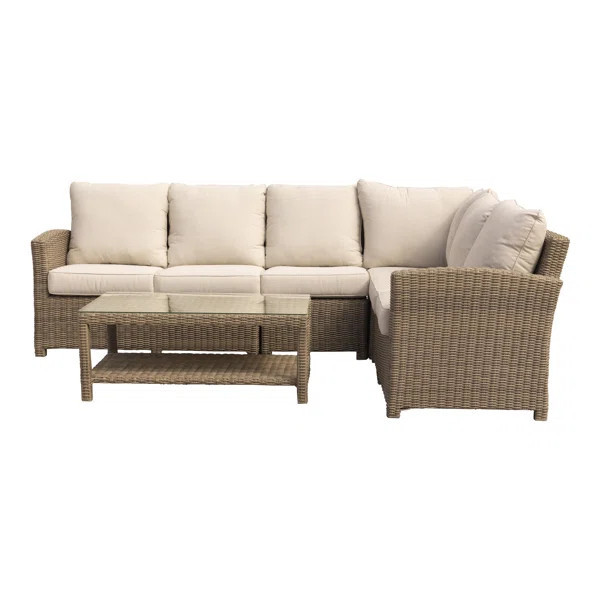 Sarazen 6 - Person Outdoor Seating Group with Cushions | Wayfair North America