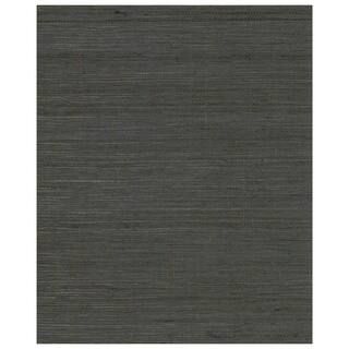 Plain Grass Gray And Black Paper Non-Pasted Strippable Wallpaper Roll (Covers 72 Sq. Ft.) | The Home Depot