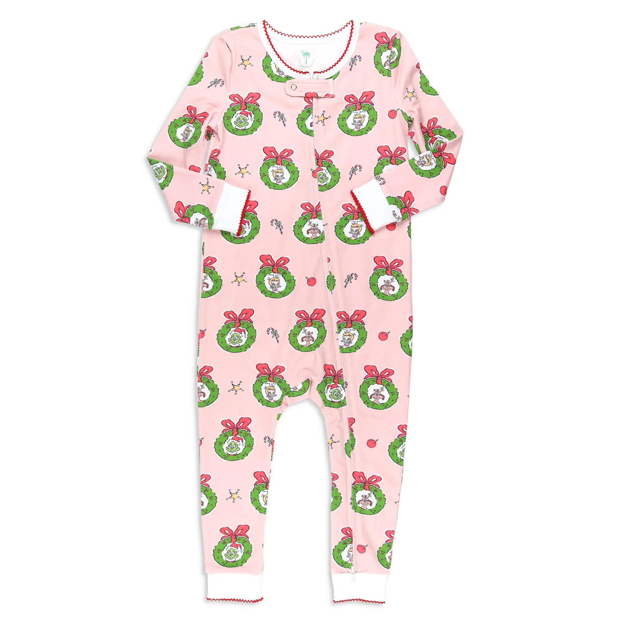 Girls Onesie - Grinch - Shrimp and Grits Kids | Shrimp and Grits Kids